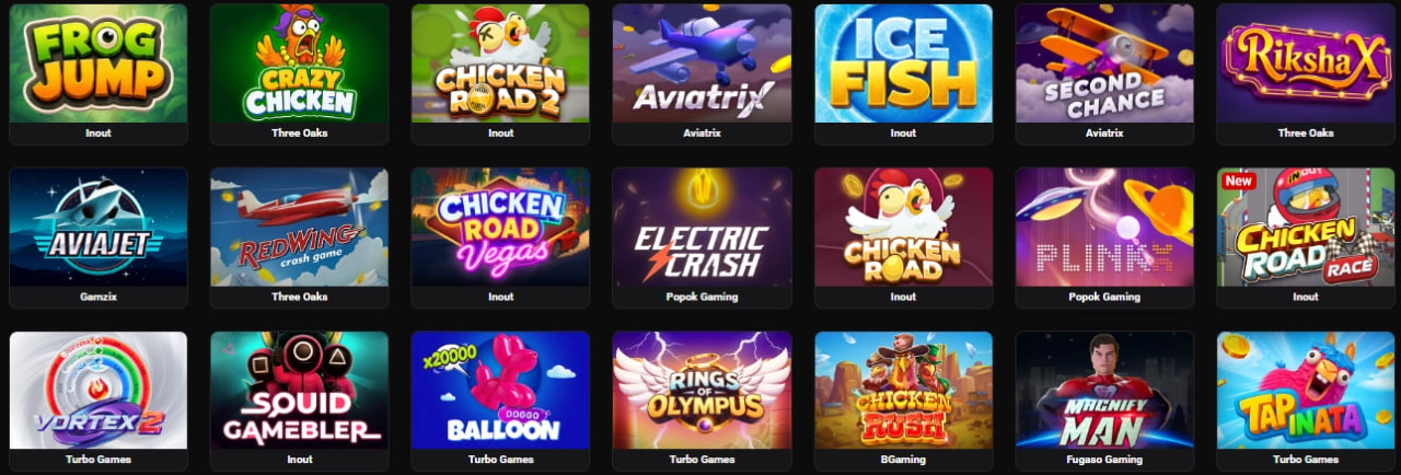 spindjin casino mini games
